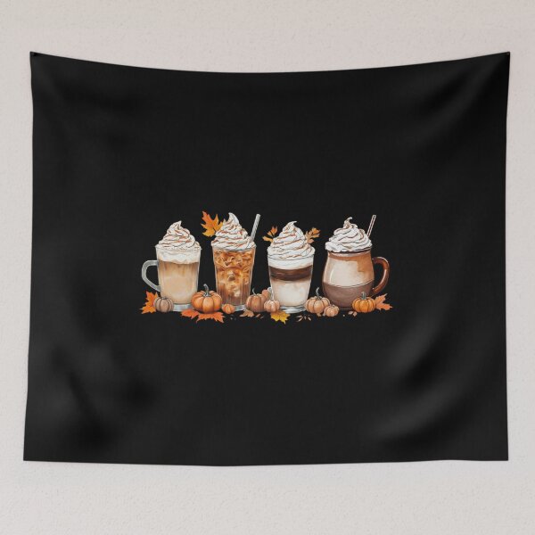 Item preview, Cozy Autumn Coffee Drinks & Pumpkin Fall designed and sold by FestivityFinds.