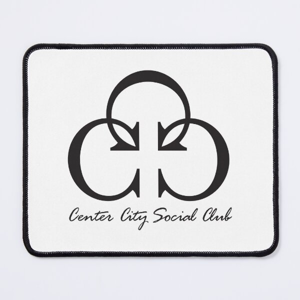 Item preview, Center City Social Club Interlocking Monogram Logo designed and sold by earthshotr.
