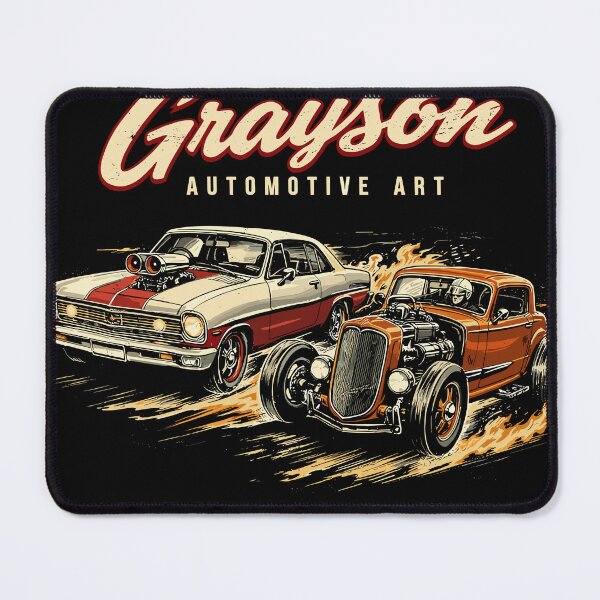 Item preview, Grayson Automotive Art Muscle Car & Hot Rod Poster designed and sold by Matinez Pink.