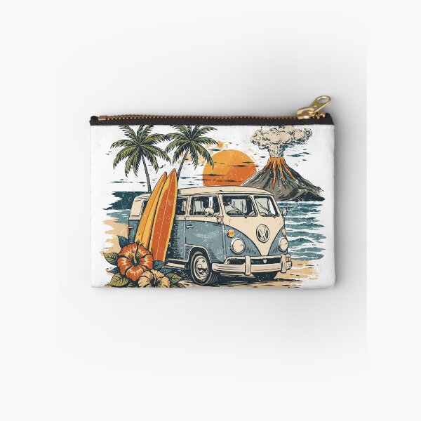 Item preview, Tropical Getaways Hawaiian Surf Camper Van Poster designed and sold by Matinez Pink.