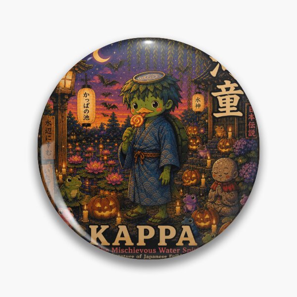 Item preview, Halloween Edition Kappa - Spooky Cozy Japanese Folklore designed and sold by Handcan.