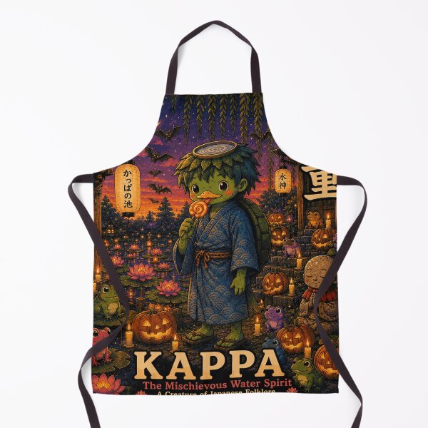 Item preview, Halloween Edition Kappa - Spooky Cozy Japanese Folklore designed and sold by Handcan.