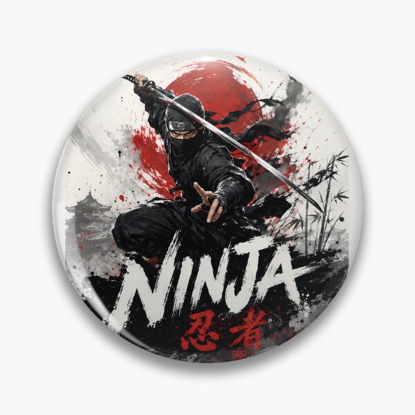 Item preview, Shadow Blade Ninja – Japanese Katana Shinobi Art designed and sold by Japan Design Villa725.