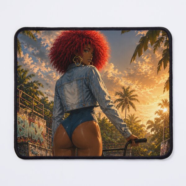 Item preview, Tropical BMX | Anime Street Girl Art designed and sold by TedKentPhoto.