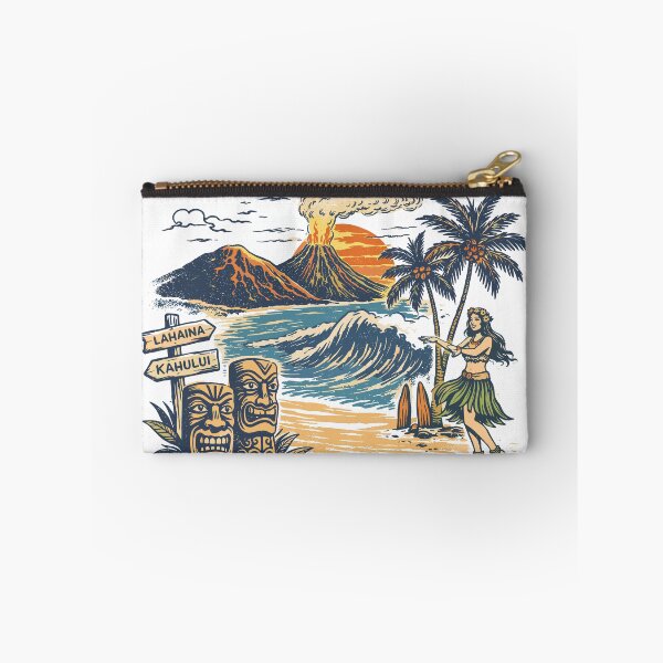 Item preview, Maui Valley Isle Paradise Hula & Tiki Poster designed and sold by Matinez Pink.