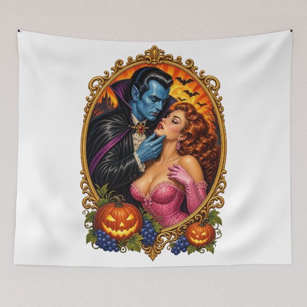 Item preview, Vintage Art Retro Romance Novel Style Comic Cover Pulp Vampire designed and sold by WolfmanProphecy.