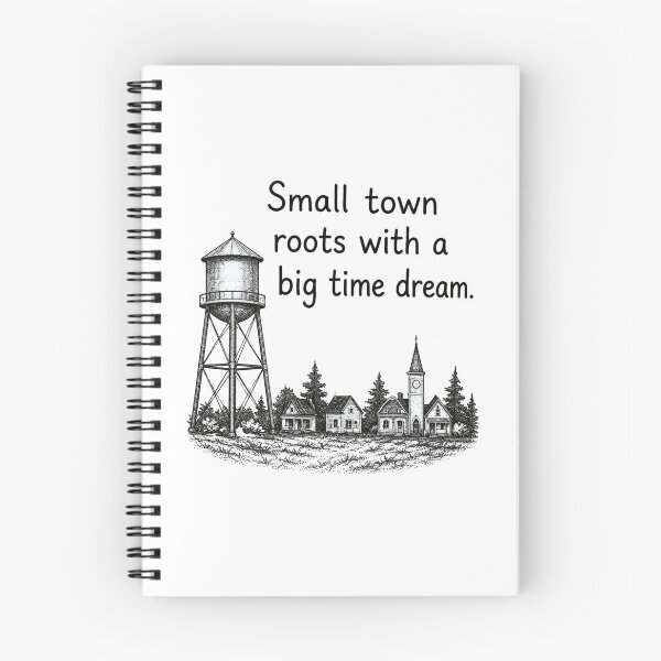 Item preview, Small Town Roots Big Time Dream designed and sold by lolamax918.