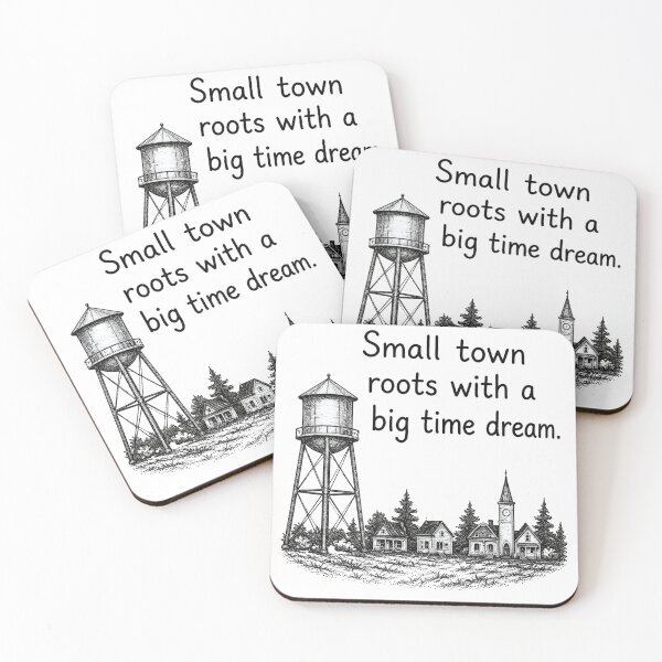 Item preview, Small Town Roots Big Time Dream designed and sold by lolamax918.