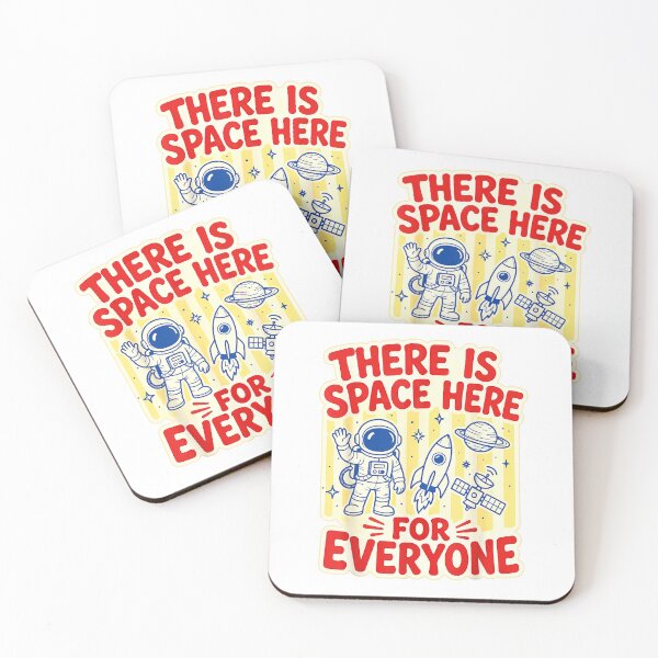 Item preview, There is Space Here for Everyone Funny Inclusion Teacher T-Shirt designed and sold by Magoya Store ⭐⭐⭐⭐⭐.