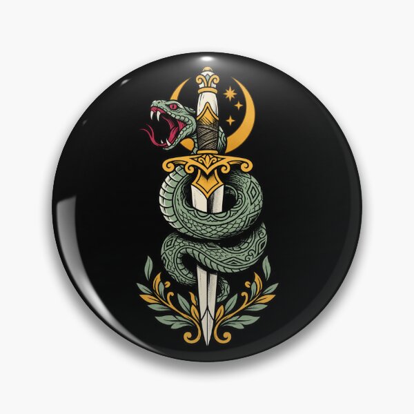 Item preview, Serpent And Dagger Neo Traditional Tattoo Flash designed and sold by The Mellonaire.