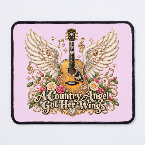 Item preview, A Country Angel Got Her Wings – Country Music Angel Guitar designed and sold by LnsCreations.