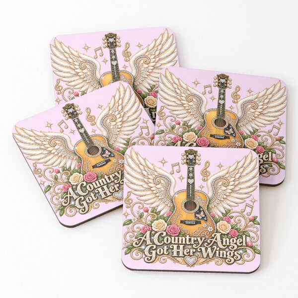 Item preview, A Country Angel Got Her Wings – Country Music Angel Guitar designed and sold by LnsCreations.