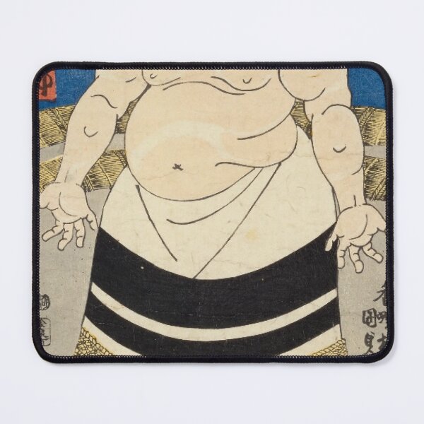 Item preview, Vintage Japanese Sumo Wrestler Jinmaku Kyugoro Ukiyo-e Art designed and sold by vekotpu.
