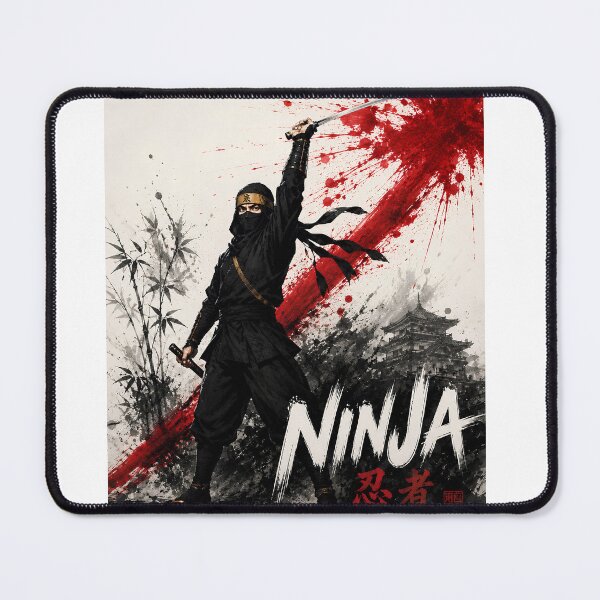 Item preview, Crimson Samurai Ninja – Katana Warrior Japanese Art designed and sold by Japan Design Villa725.