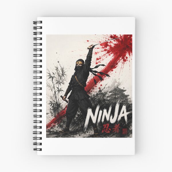 Item preview, Crimson Samurai Ninja – Katana Warrior Japanese Art designed and sold by Japan Design Villa725.