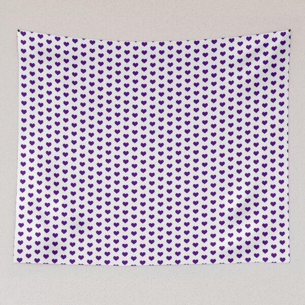 Item preview, Dark Purple Valentine's Day Love Heart Design designed and sold by pattern-archive.