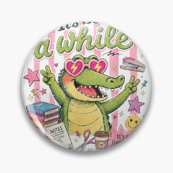 Item preview, Funny Back to School Teacher It's Been a While Crocodile T-Shirt designed and sold by MithiOsh.
