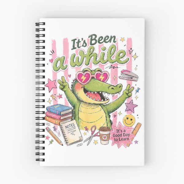 Item preview, Funny Back to School Teacher It's Been a While Crocodile T-Shirt designed and sold by MithiOsh.