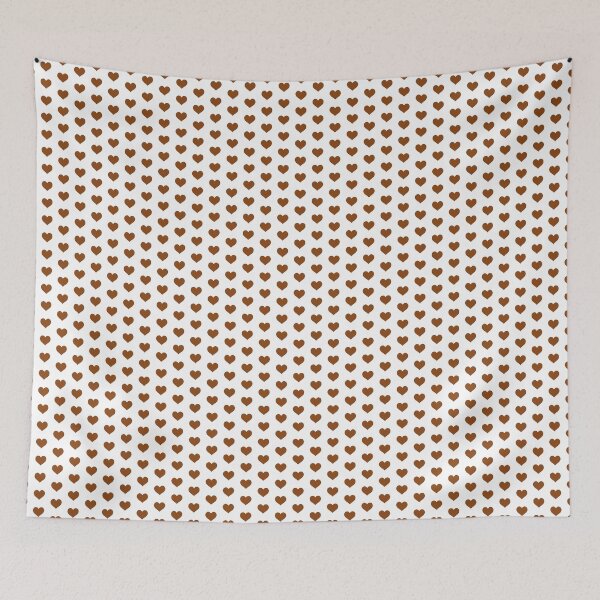 Item preview, Brown Valentine's Day Love Heart Design designed and sold by pattern-archive.