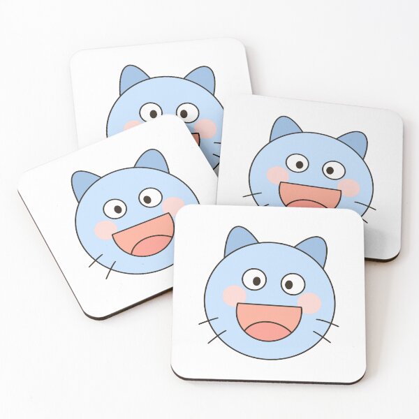 Item preview, Cute Blue Cat Vector Kids Holiday Gift designed and sold by Porpor Artwork.