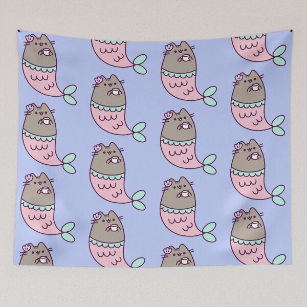 Item preview, mermaid pusheen!!! designed and sold by PLANET-VEE.