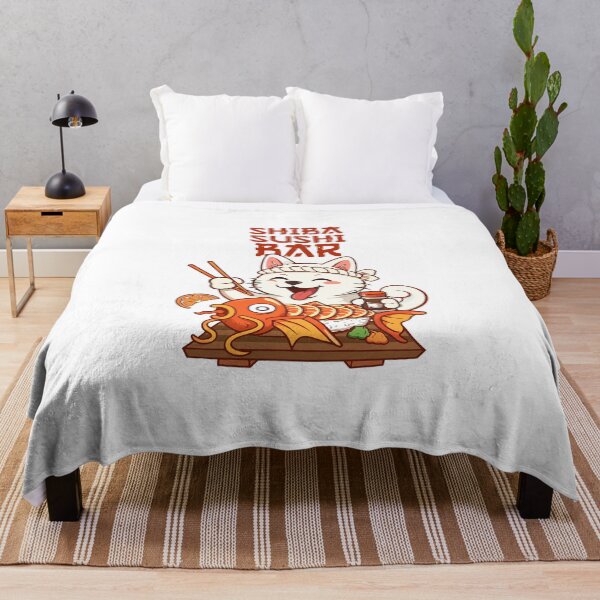 Item preview, White Cat Chef Shiba Sushi Bar Poster designed and sold by Matinez Pink.