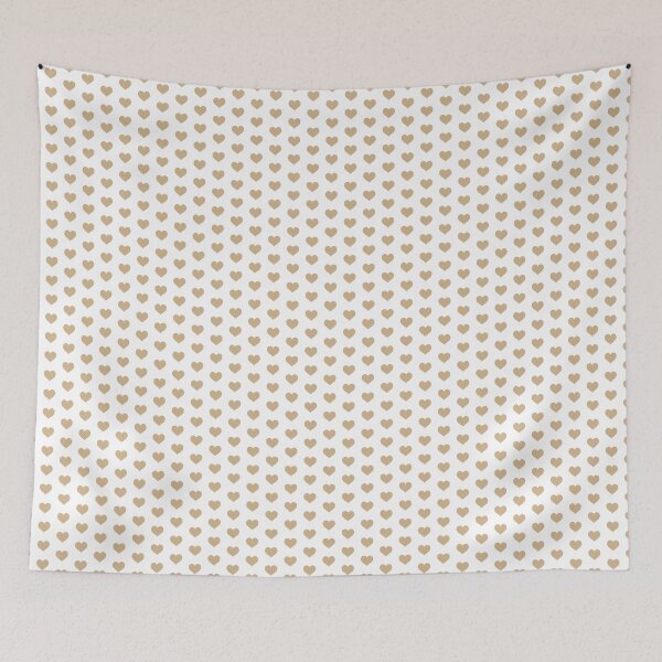 Item preview, Tan Valentine's Day Love Heart Design designed and sold by pattern-archive.