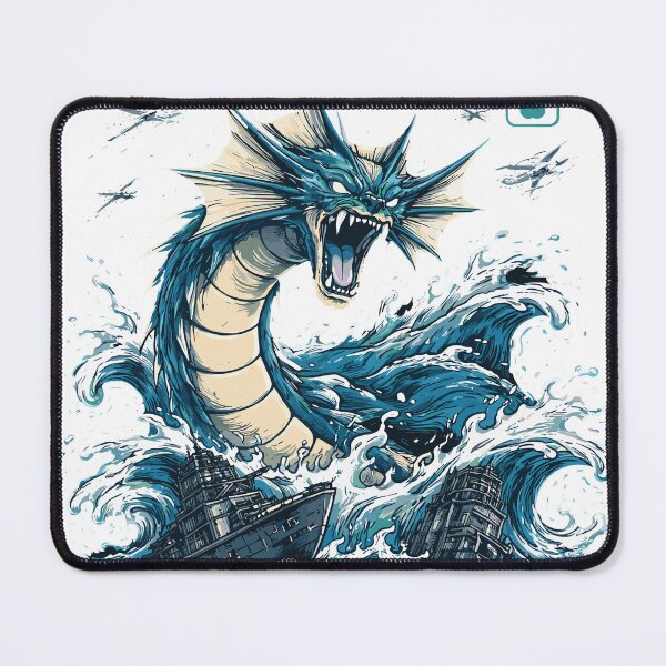 Item preview, Water Dragon Sea Monster Vintage Poster designed and sold by Matinez Pink.