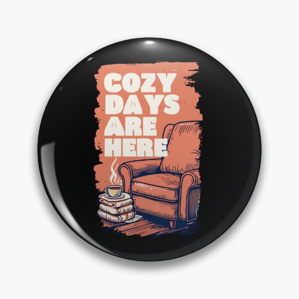 Item preview, Cozy Days Are Here Vintage Armchair Coffee designed and sold by FestivityFinds.