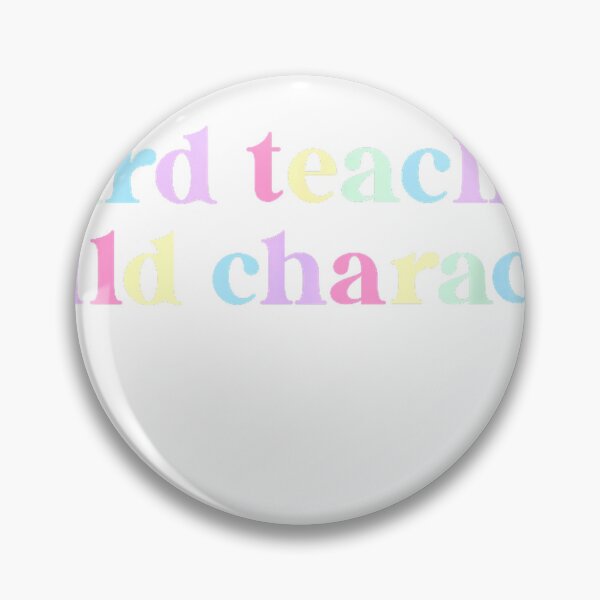 Item preview, Vintage Funny Teacher Sayings Weird Teachers Build Character T-Shirt designed and sold by Magoya Store ⭐⭐⭐⭐⭐.