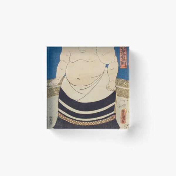 Item preview, Vintage Japanese Sumo Wrestler Shiranui Mitsuemon Ukiyo-e Art designed and sold by vekotpu.