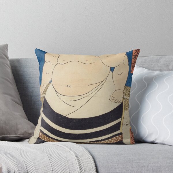 Item preview, Vintage Japanese Sumo Wrestler Shiranui Mitsuemon Ukiyo-e Art designed and sold by vekotpu.