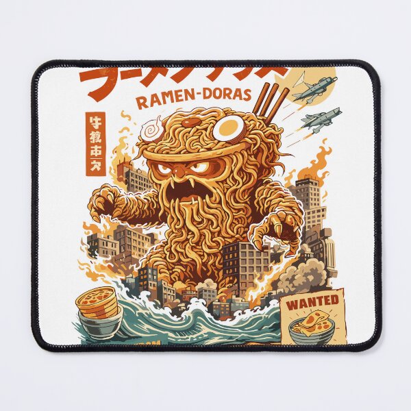 Item preview, Ramen Kaiju Ramen-Doras Vintage Poster designed and sold by Matinez Pink.