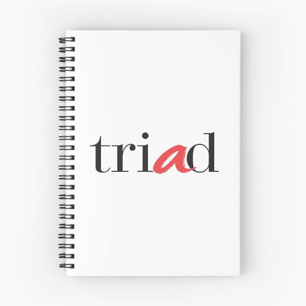 Item preview, Triad Minimalist Typographic Red Accent Logo designed and sold by MaxAugusto.