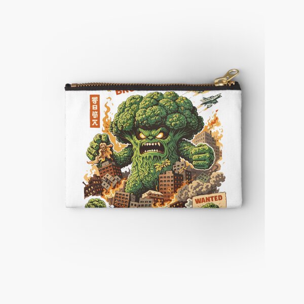 Item preview, The Broccoli Kaiju Broc-Kong Vintage Poster designed and sold by Matinez Pink.