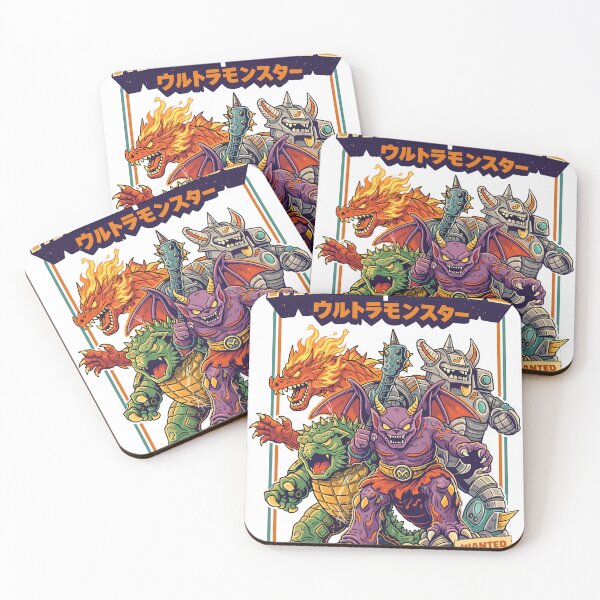 Item preview, Mega Kaiju Ultra Monster Team Poster designed and sold by Matinez Pink.