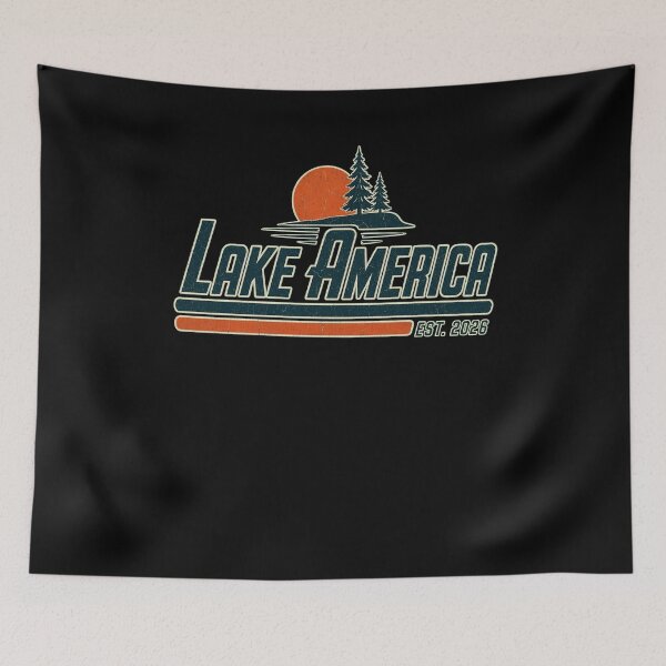 Item preview, Lake America Est 2026 Retro Vintage Patriotic USA designed and sold by SEINENGAPPI18.