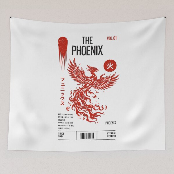 Item preview, The Phoenix Vol. 01 Japanese Vintage Poster designed and sold by Matinez Pink.