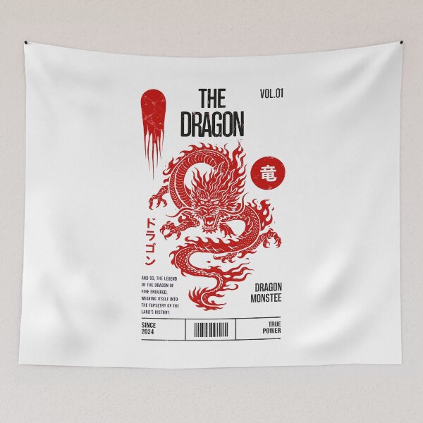 Item preview, The Dragon Vol. 01 Japanese Vintage Poster designed and sold by Matinez Pink.