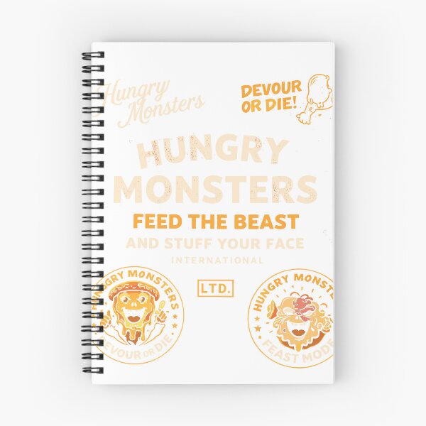 Item preview, Hungry Monsters Devour Or Die Badges Poster designed and sold by Matinez Pink.