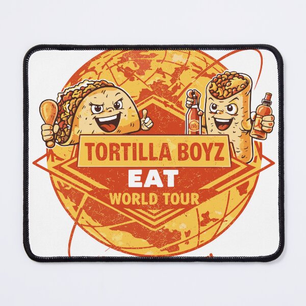 Item preview, Tortilla Boyz Eat World Tour Poster designed and sold by Matinez Pink.