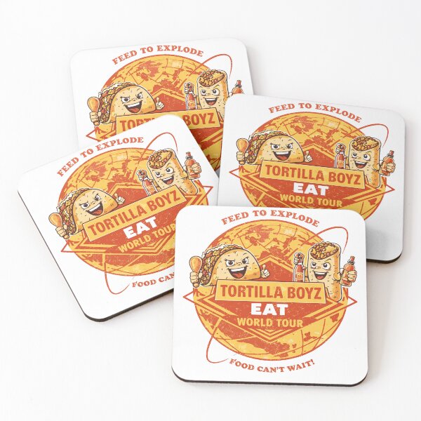 Item preview, Tortilla Boyz Eat World Tour Poster designed and sold by Matinez Pink.