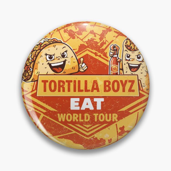 Item preview, Tortilla Boyz Eat World Tour Poster designed and sold by Matinez Pink.