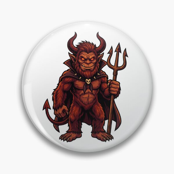 Item preview, Halloween Devil Bigfoot - Spooky Aesthetic Sasquatch Demon Vibes designed and sold by Spank My Yeti.