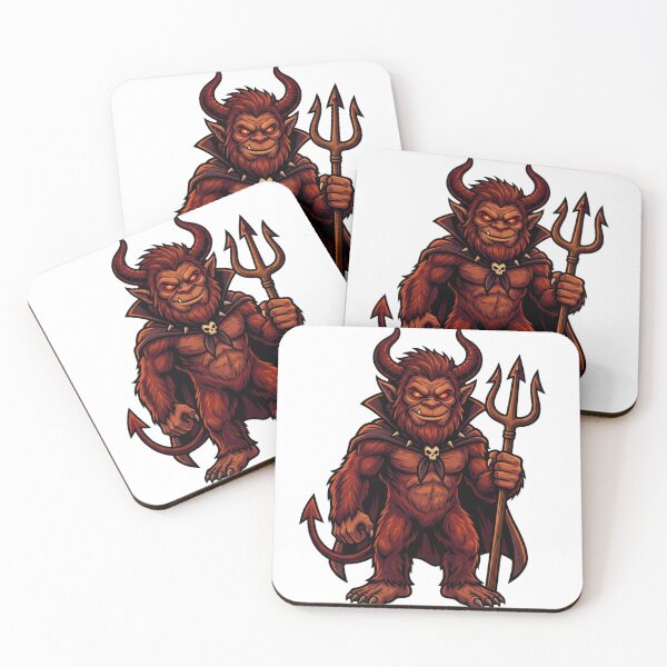 Item preview, Halloween Devil Bigfoot - Spooky Aesthetic Sasquatch Demon Vibes designed and sold by Spank My Yeti.