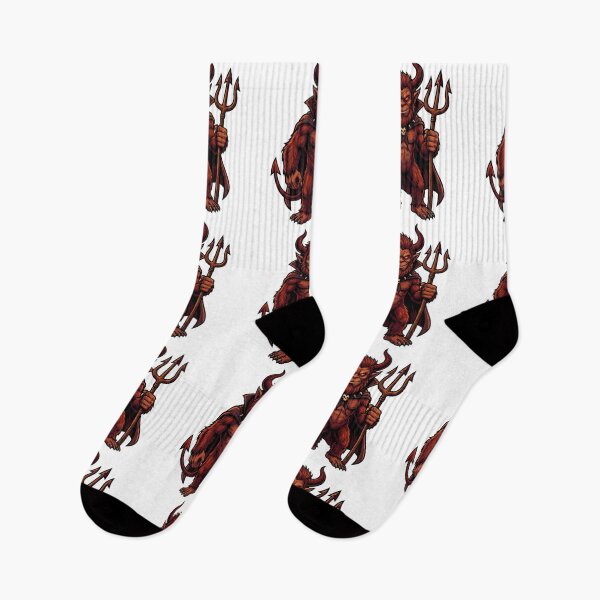 Item preview, Halloween Devil Bigfoot - Spooky Aesthetic Sasquatch Demon Vibes designed and sold by Spank My Yeti.