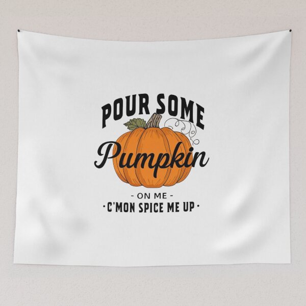 Item preview, Funny "Pour Some Pumpkin On Me" Pumpkin Spice T-Shirt - Autumn Fall Halloween Gift designed and sold by FestivityFinds.