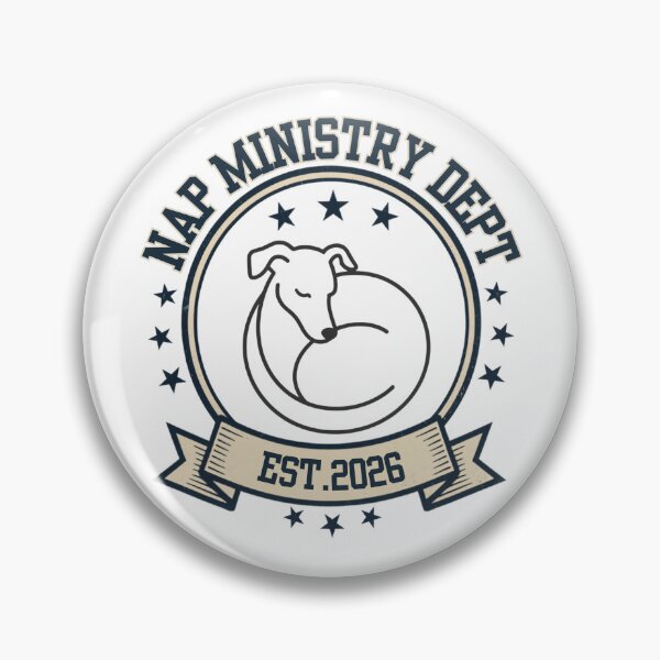 Item preview, Greyhound Nap Ministry Deptartment designed and sold by Nat Mad Cow Designs.