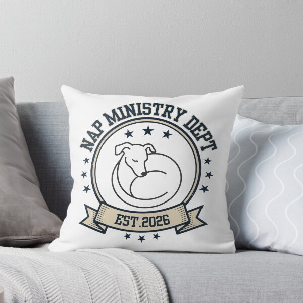 Item preview, Greyhound Nap Ministry Deptartment designed and sold by NatMadCow Designs.