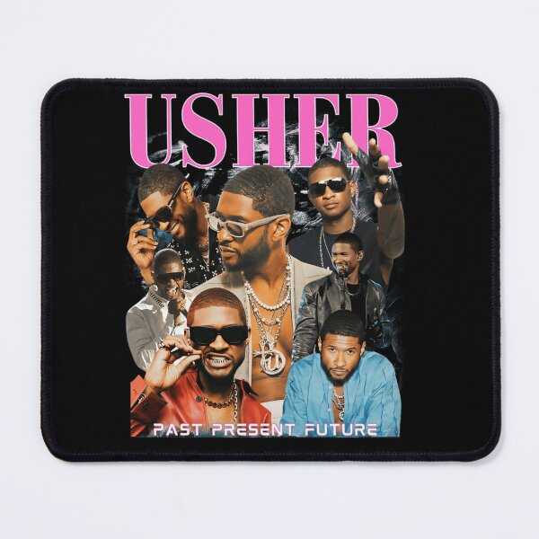 Item preview, Usher Retro R&B Superstar Collage Design designed and sold by DivinaDuba.